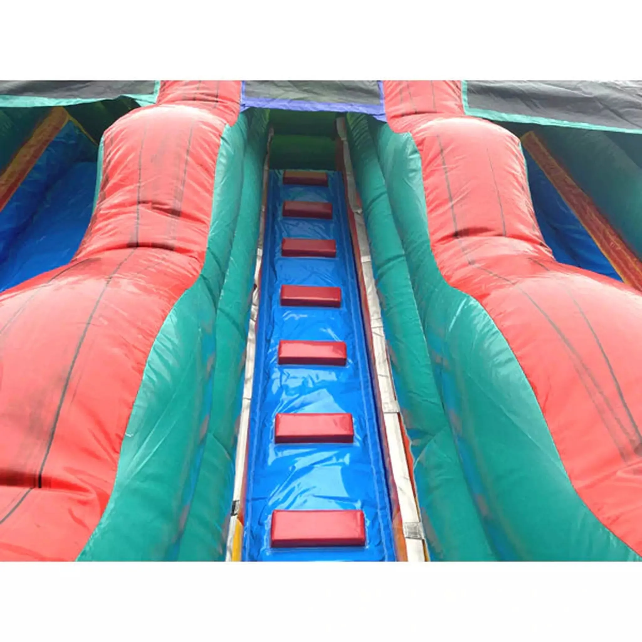 18' Dual Lane Fire Wet & Dry Slide