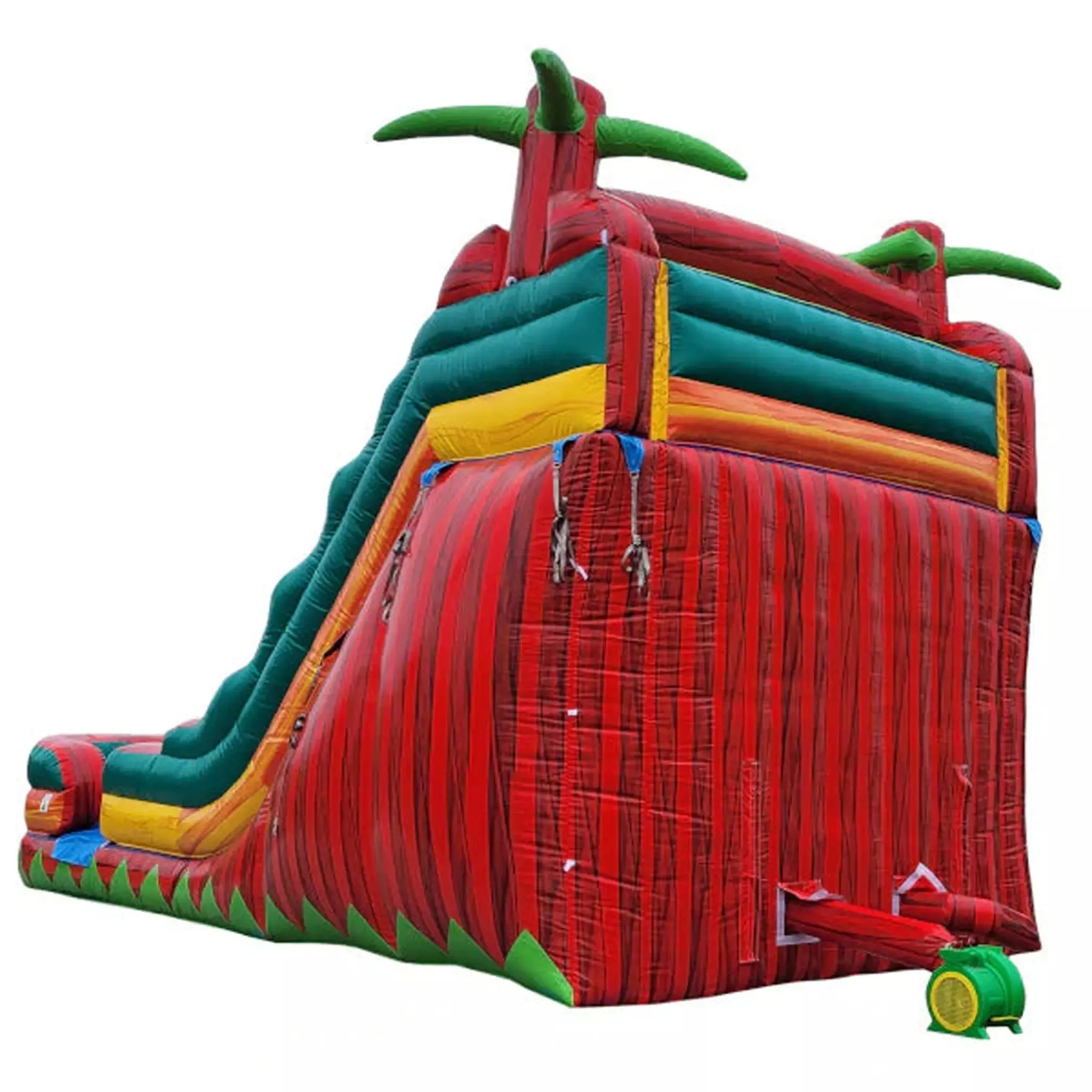 18' Dual Lane Fire Wet & Dry Slide