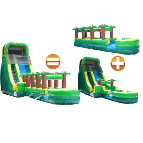 22' Palm Tree Screamer Slide   Slip & Splash