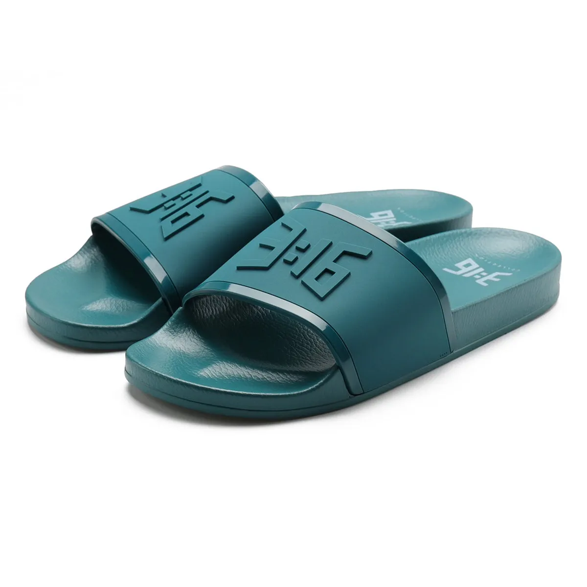 3:16 Monochromatic Unisex Slides - Deep Lake