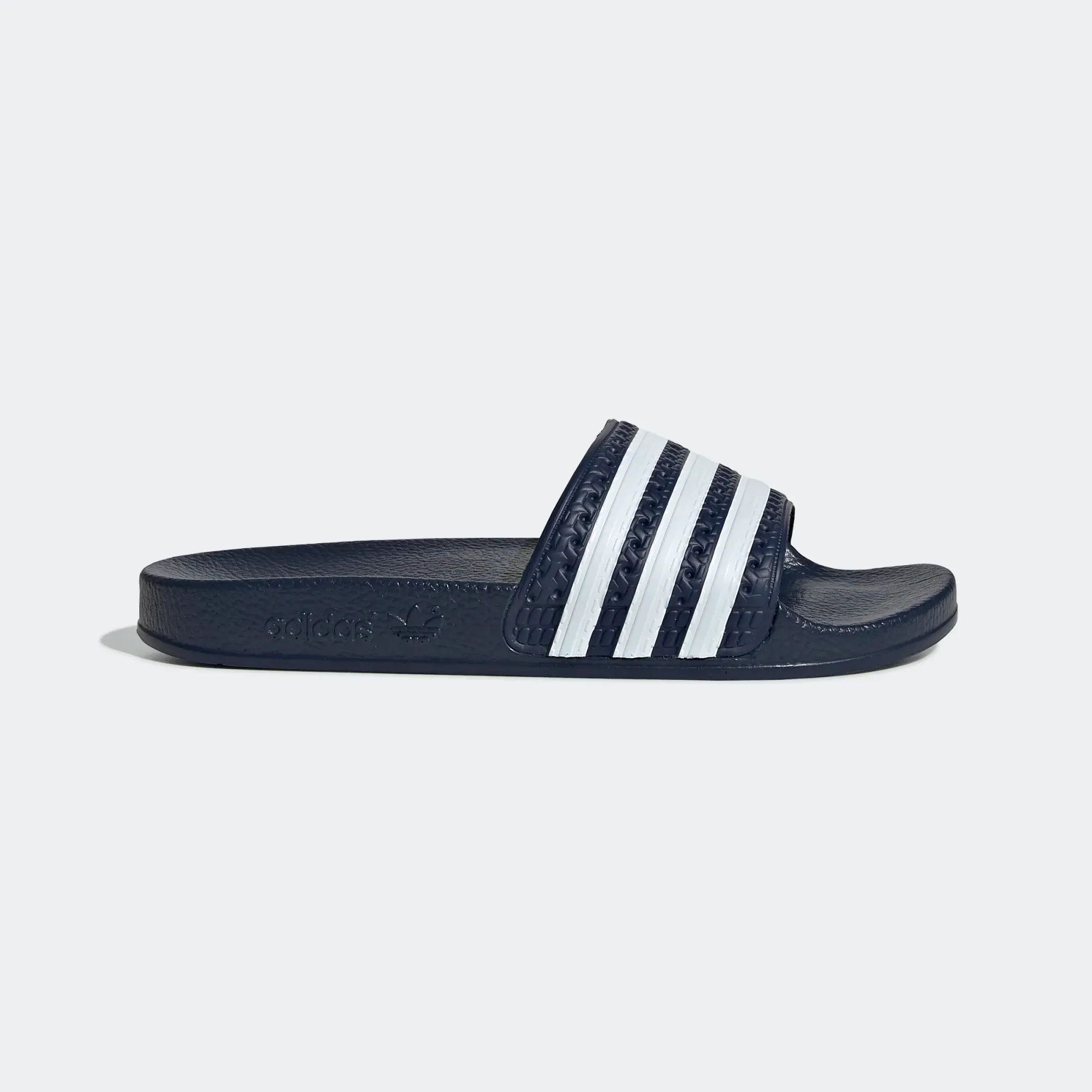 Adidas Kid's Adilette Slides - Legend Ink Blue / Cloud White