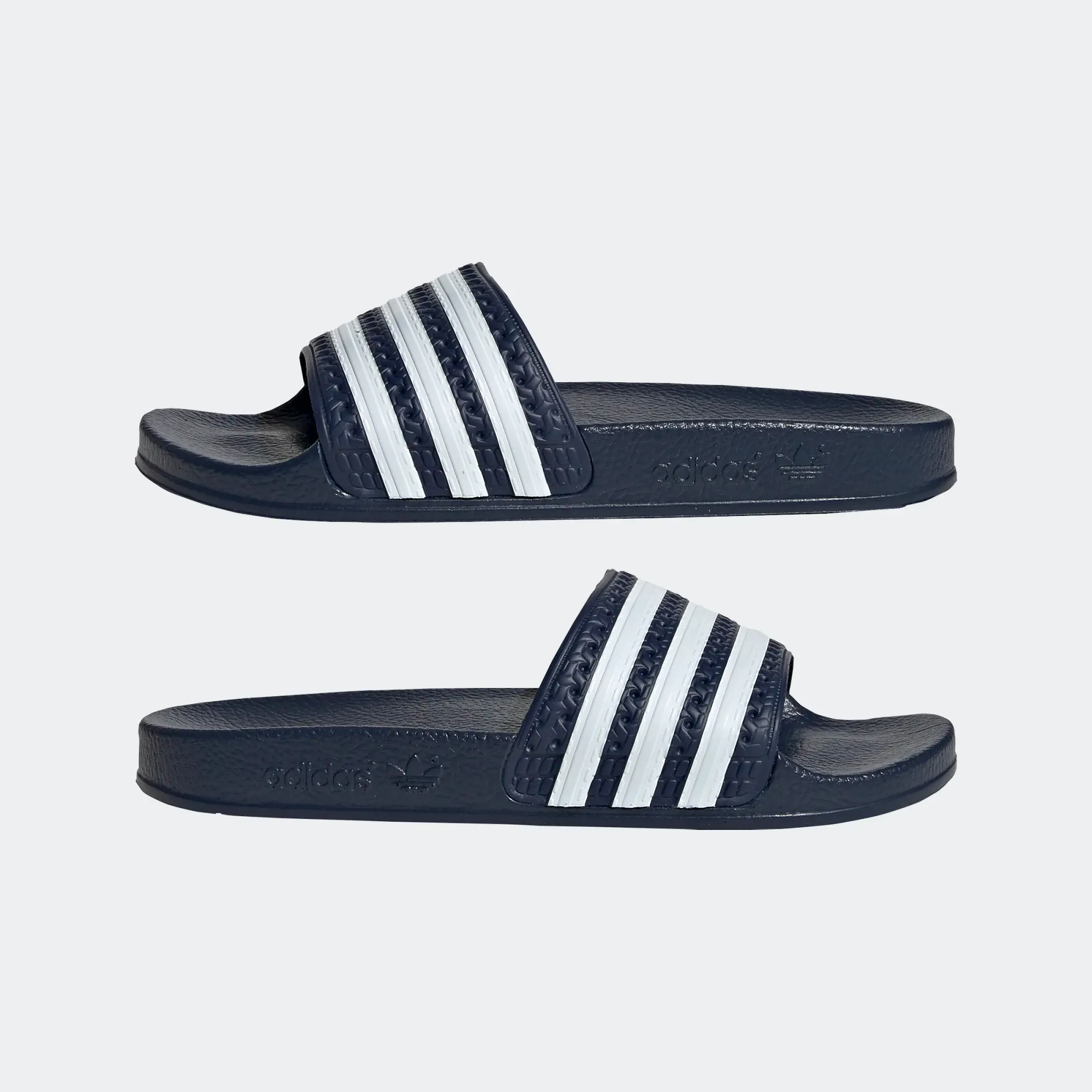 Adidas Kid's Adilette Slides - Legend Ink Blue / Cloud White