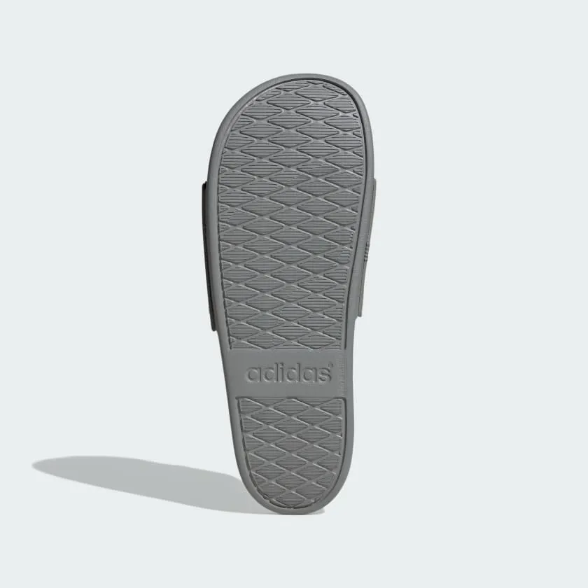 ADIDAS MEN'S ADILETTE COMFORT GREY SLIDES