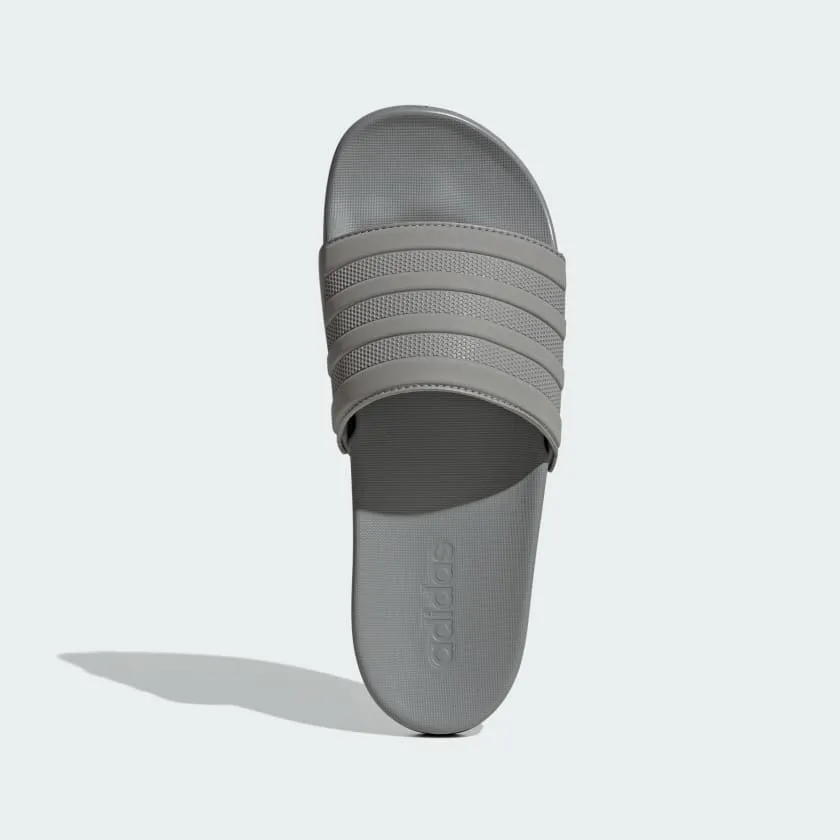 ADIDAS MEN'S ADILETTE COMFORT GREY SLIDES