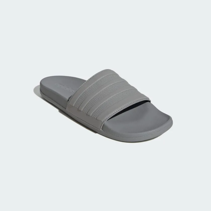 ADIDAS MEN'S ADILETTE COMFORT GREY SLIDES