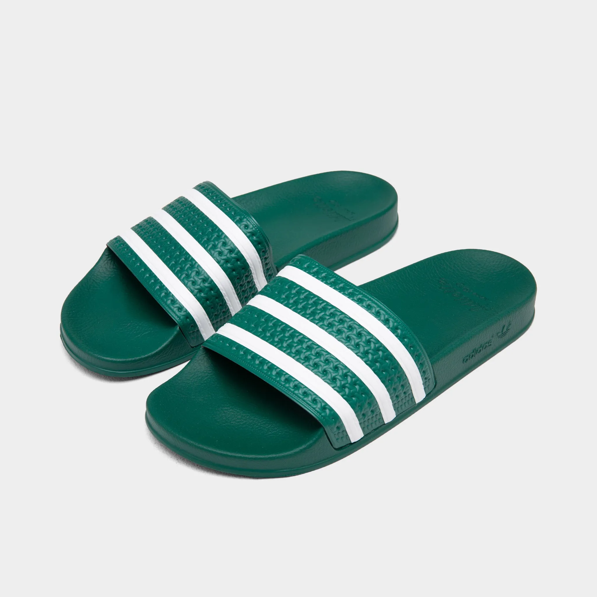 adidas Originals Adilette Slides Collegiate Green / Cloud White - Collegiate Green