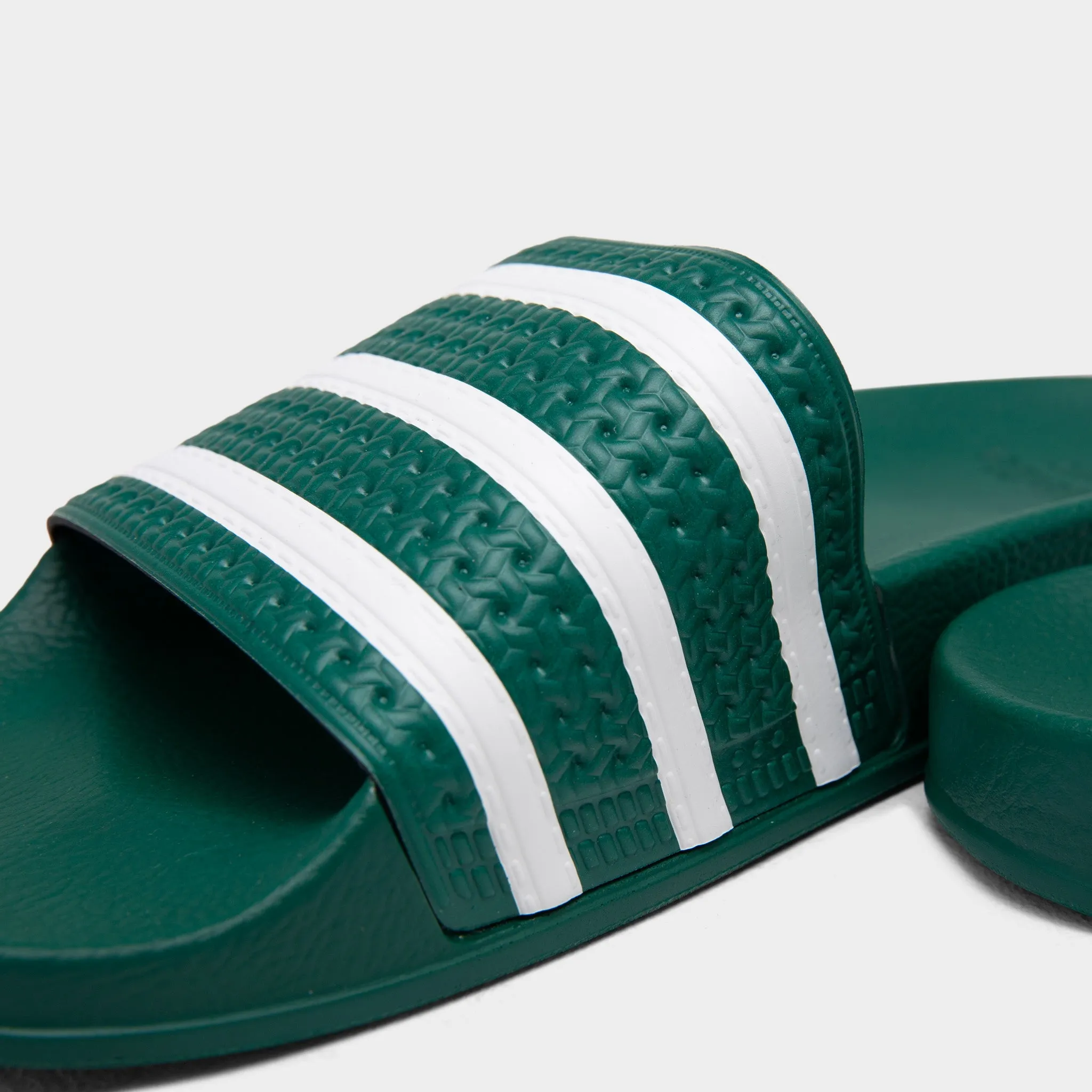 adidas Originals Adilette Slides Collegiate Green / Cloud White - Collegiate Green