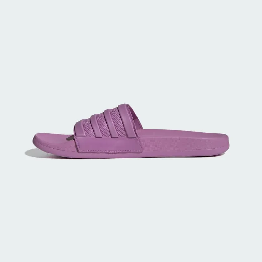 ADIDAS WOMEN'S ADILETTE COMFORT PURPLE SLIDES