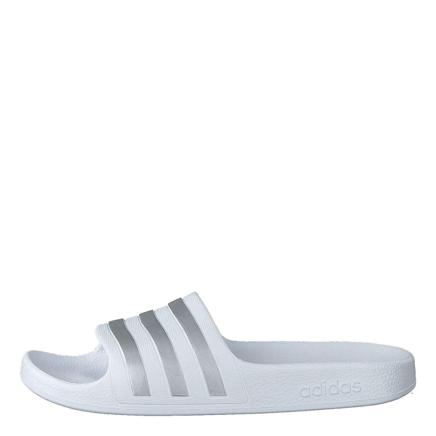 Adilette Aqua Slides Kids Cloud White / Silver Met. / Cloud White