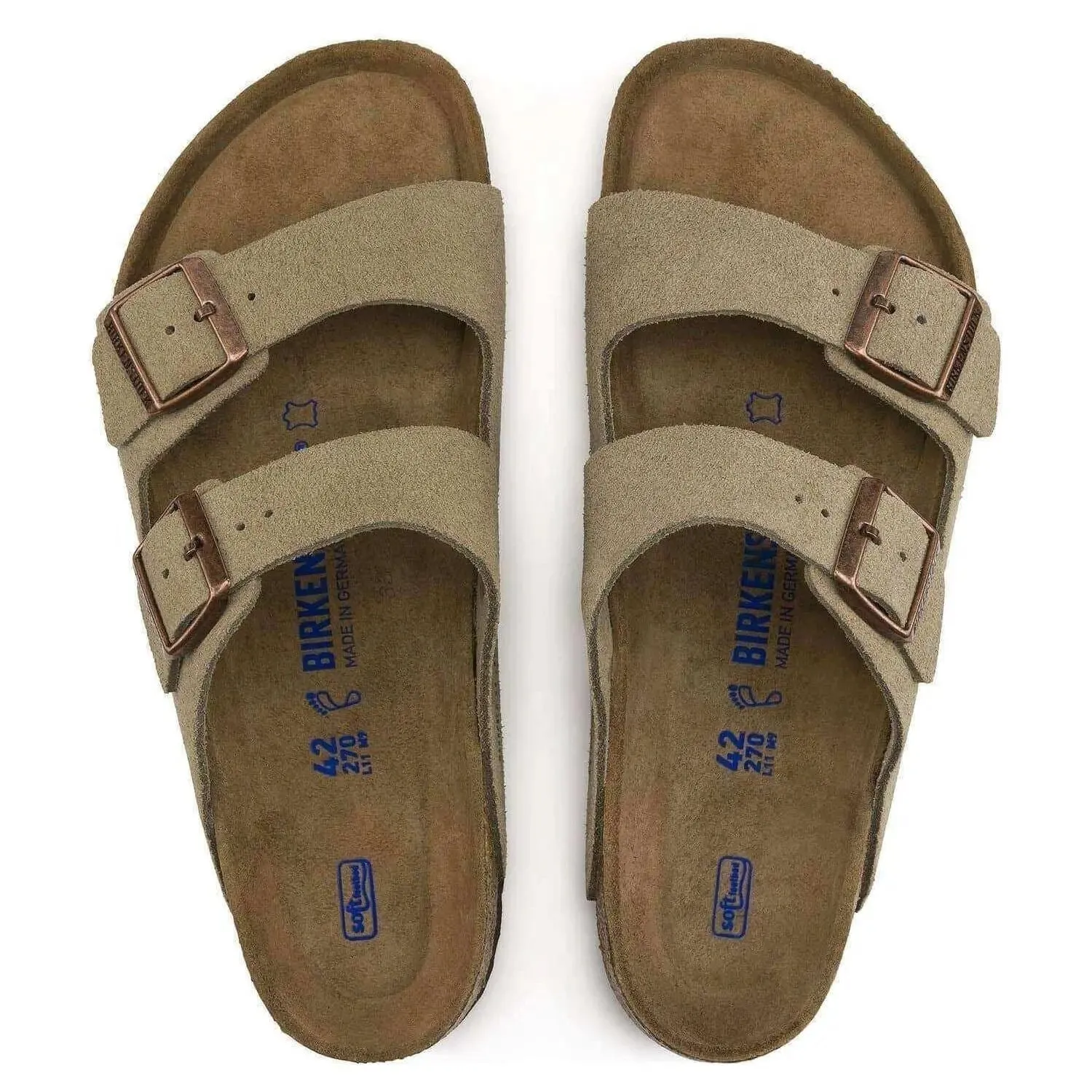 Arizona Soft Footbed Suede (Regular)