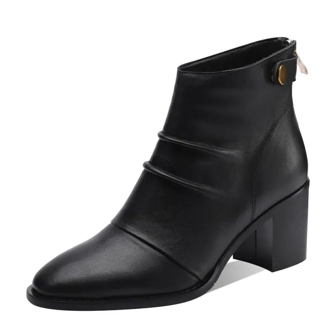 Arnold Women's Leather Ankle Booties