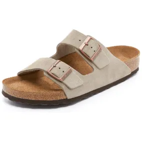 Birkenstock Women's Taupe Tan 6 Arizona Soft Sandals - 951303-37