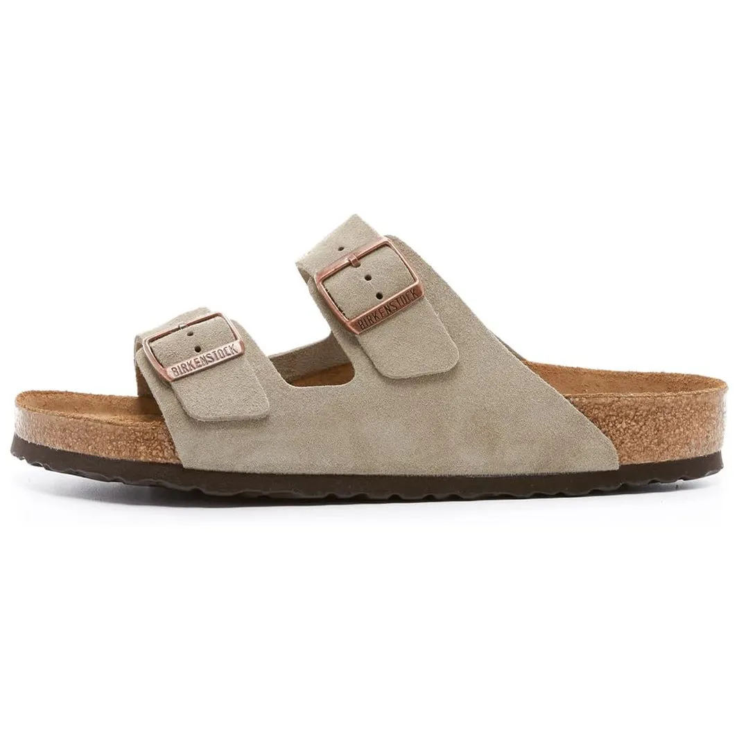 Birkenstock Women's Taupe Tan 6 Arizona Soft Sandals - 951303-37