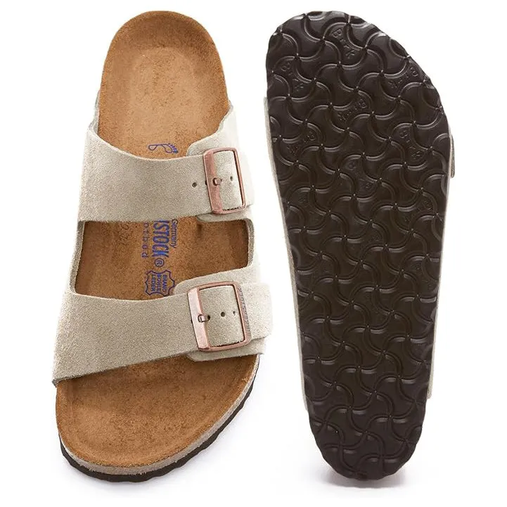 Birkenstock Women's Taupe Tan 6 Arizona Soft Sandals - 951303-37