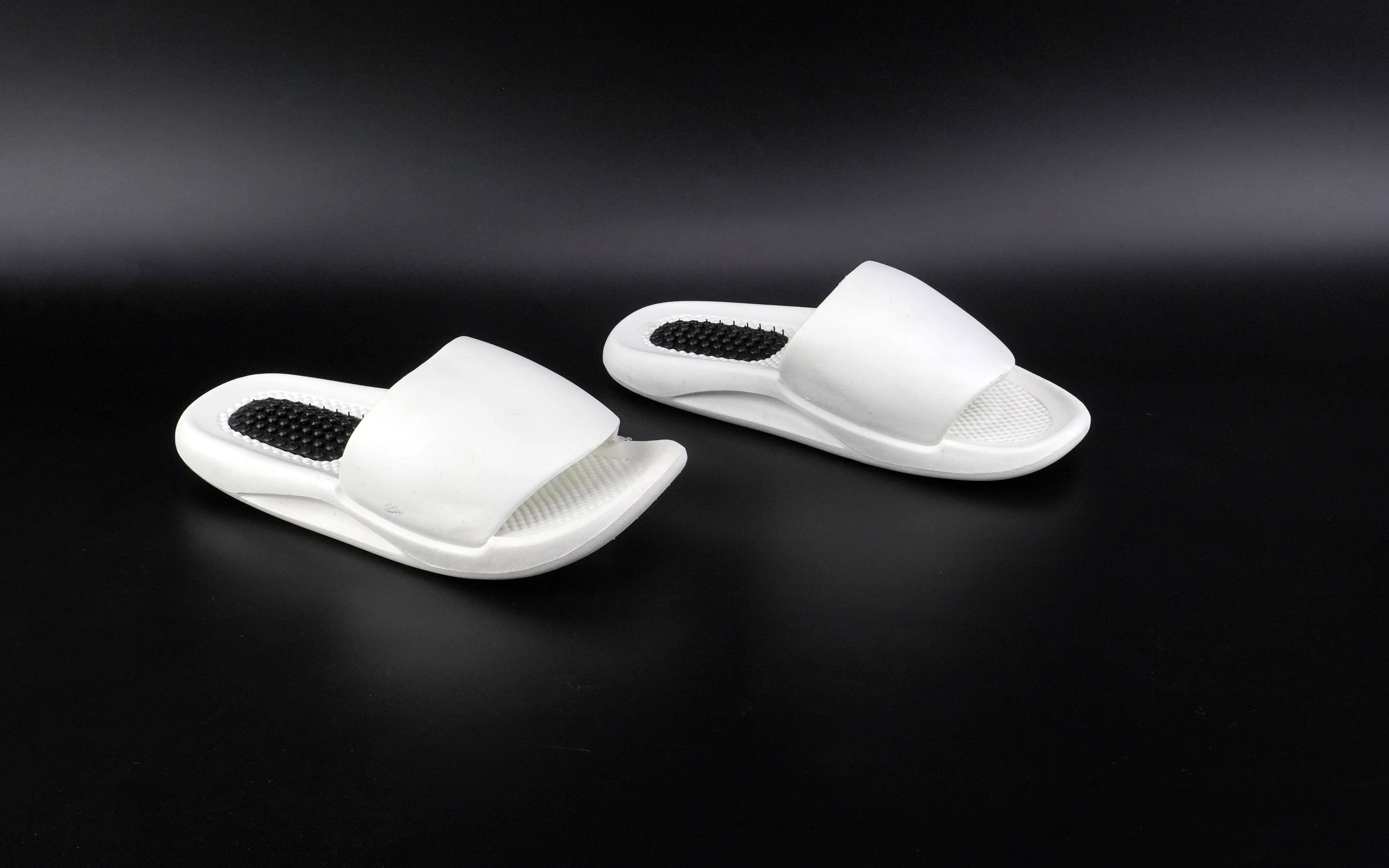 Classy White slides for men