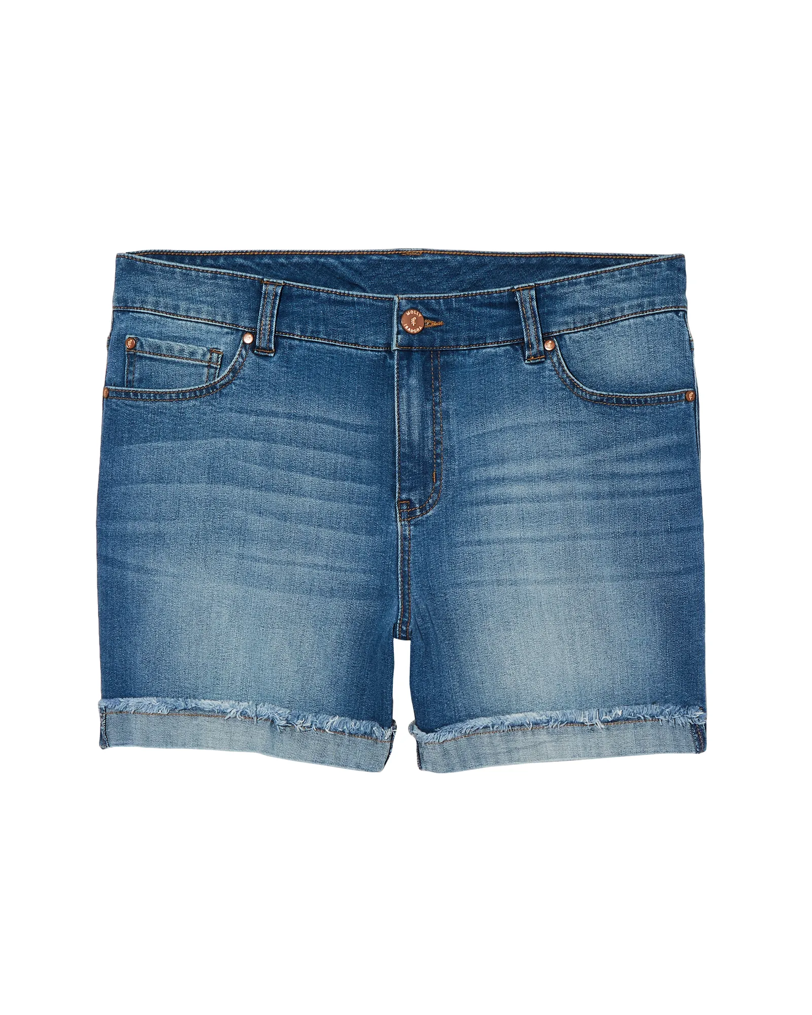 Corso Flip Hem Short | Medium Wash