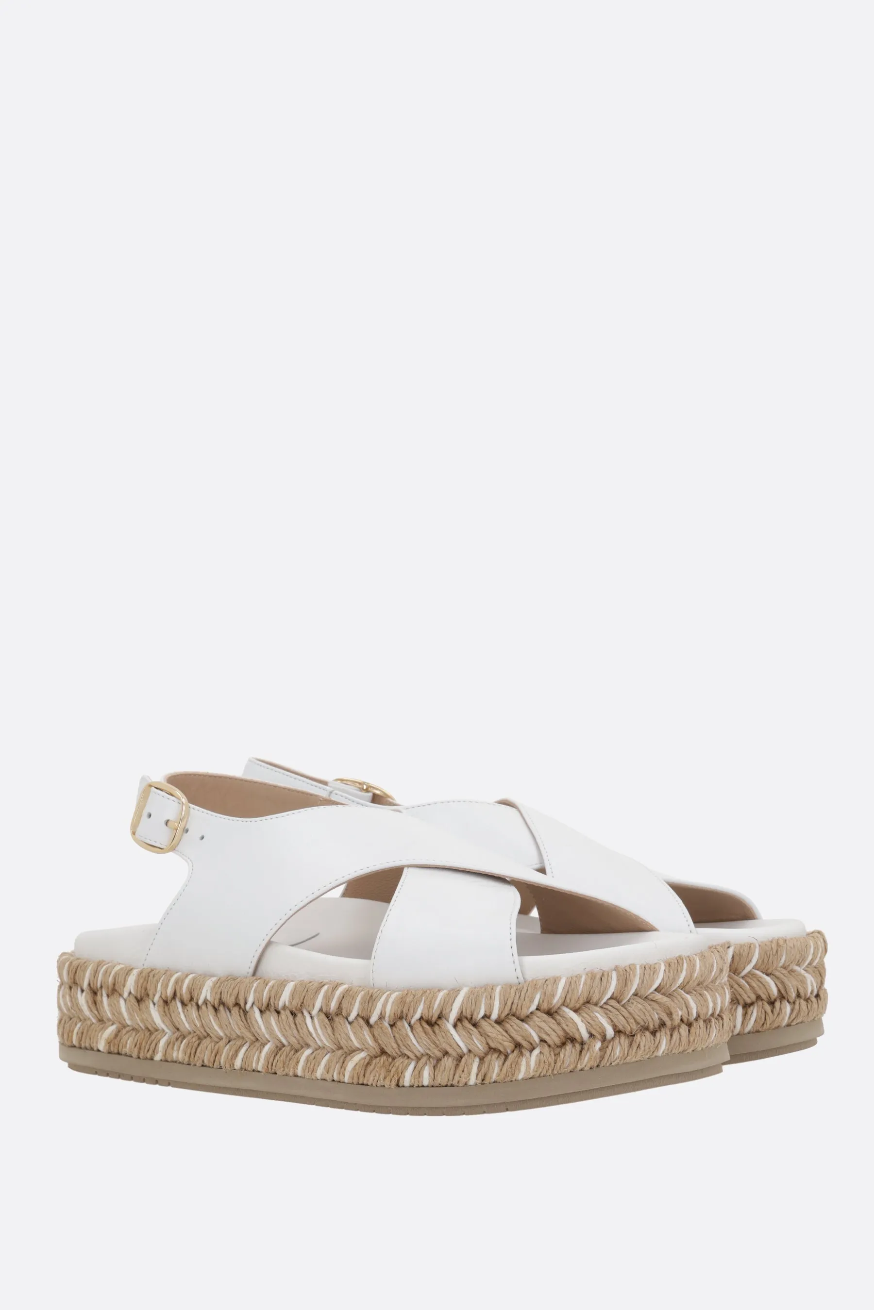 Francia platform sandals in soft nappa