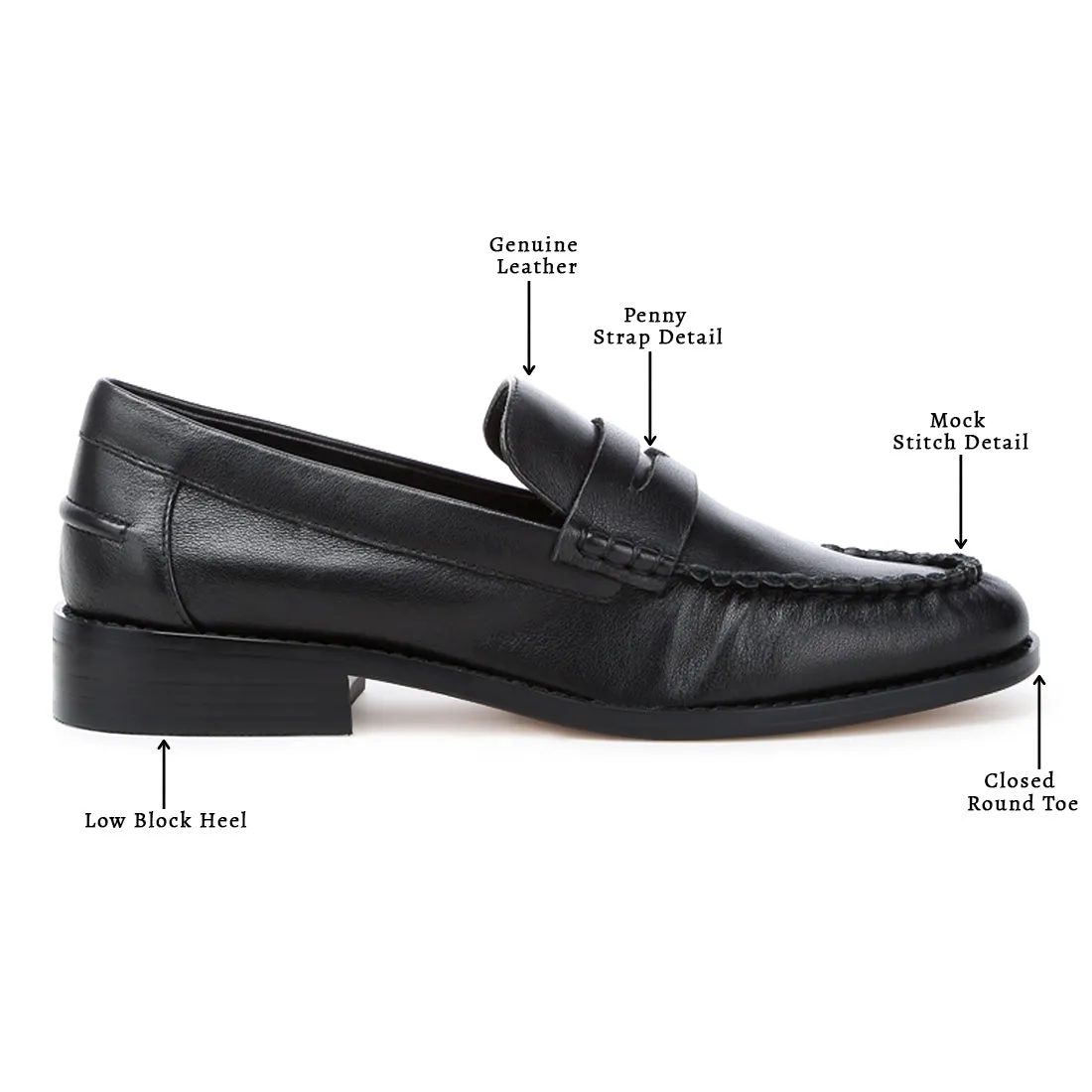 Genuine Leather Loafers