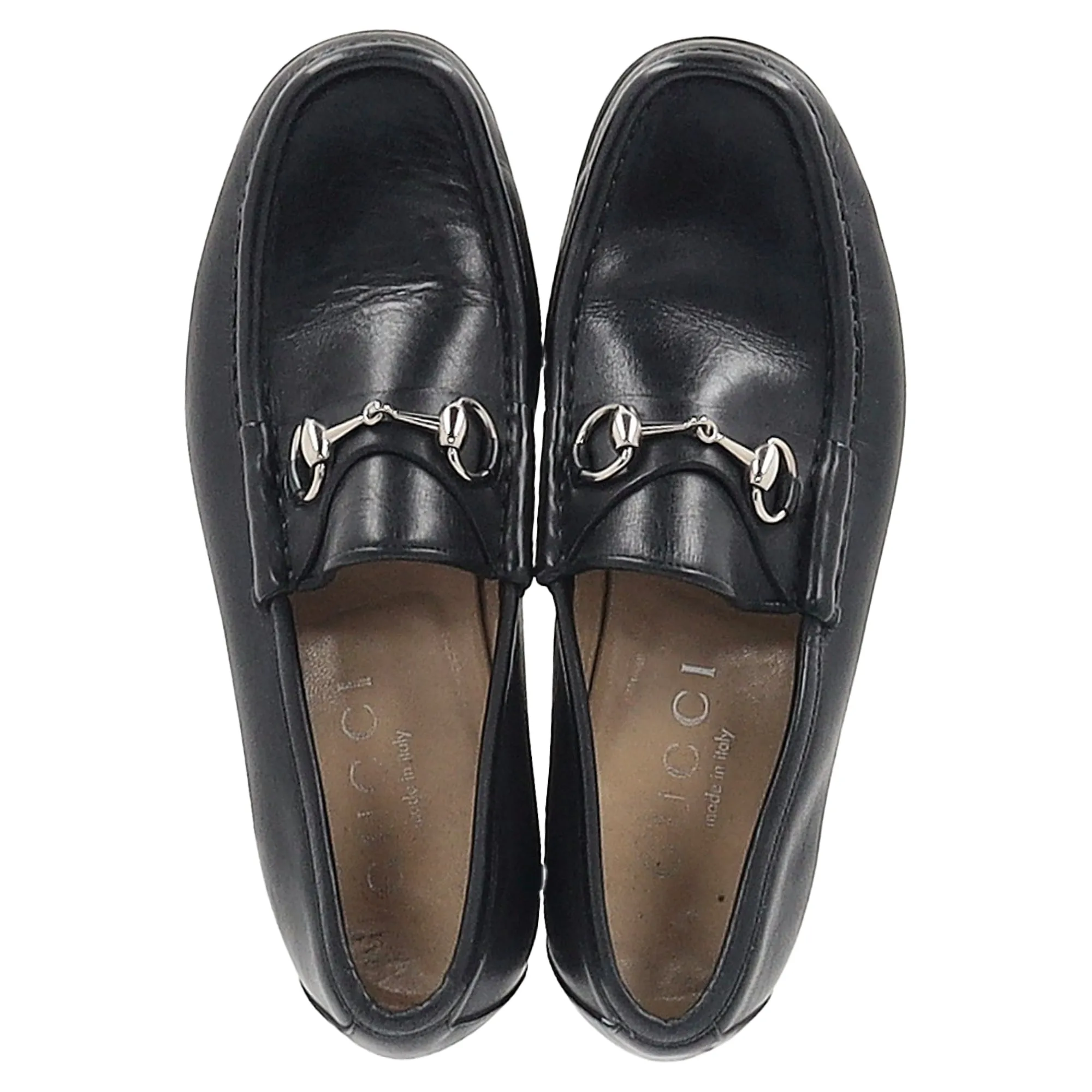 Gucci Horsebit Loafers in Black Leather