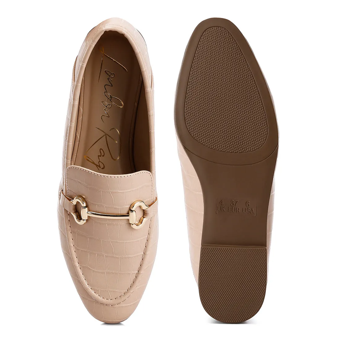 Horsebit Embellished Loafers