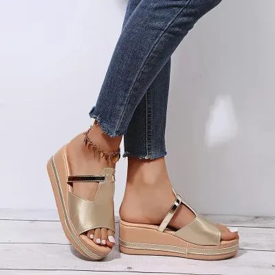 Ivyshape | Casual Wedge Sandals