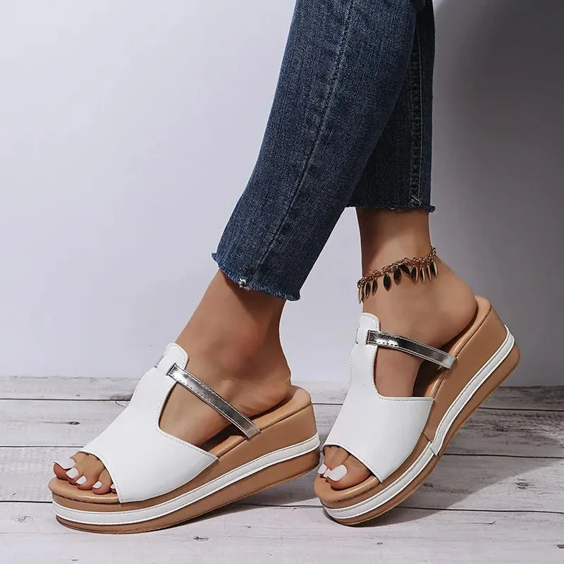 Ivyshape | Casual Wedge Sandals