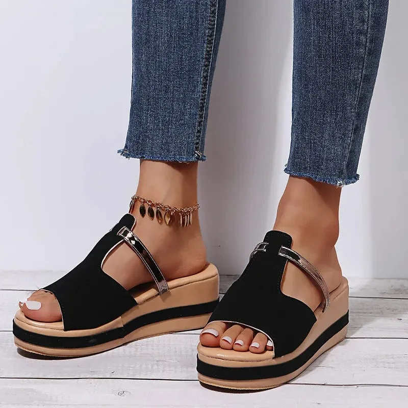 Ivyshape | Casual Wedge Sandals