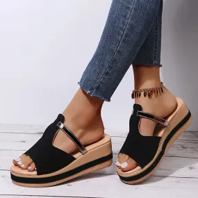 Ivyshape | Casual Wedge Sandals