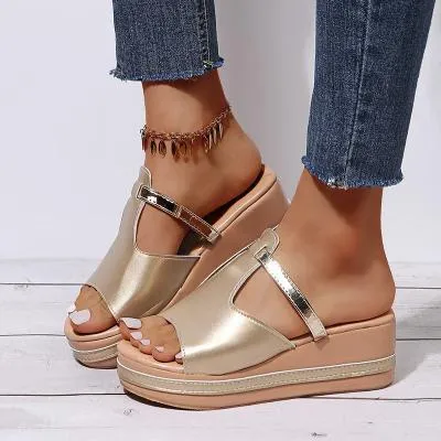 Ivyshape | Casual Wedge Sandals