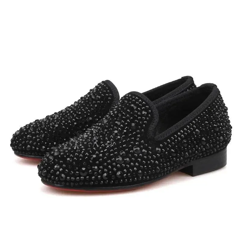 Kids Loafers Rhinestone Loafers: Kids' Loafers Party & Casual Shoes