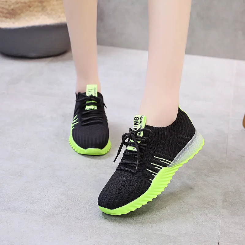 Ladies mesh sneakers