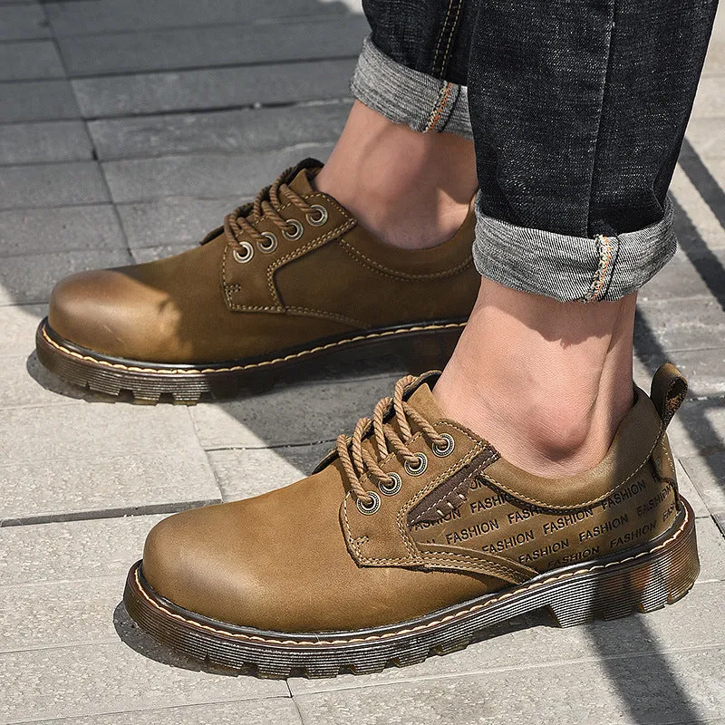 Men's Boots Autumn Men's Shoes Breathable Casual