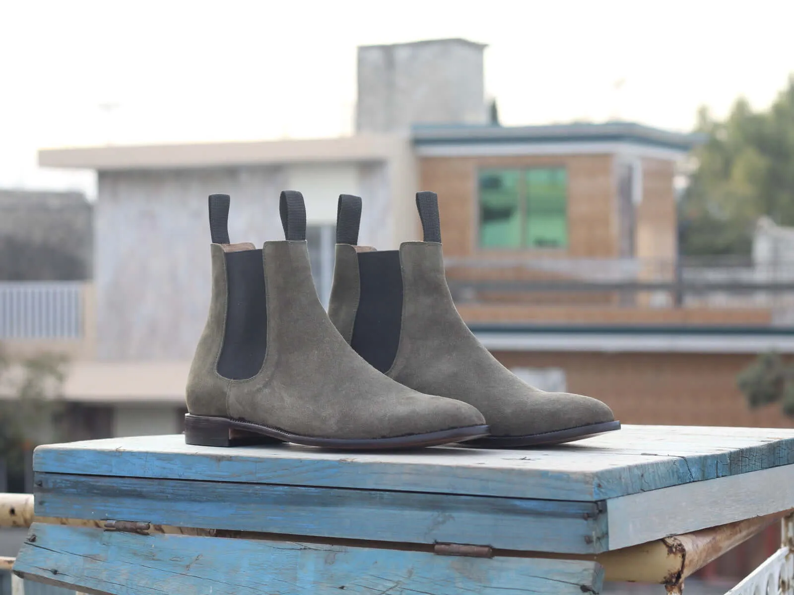 New Handmade Men's brown Suede Chelsea Boots, Men Suede Ankle Boots, Men Designer Boots