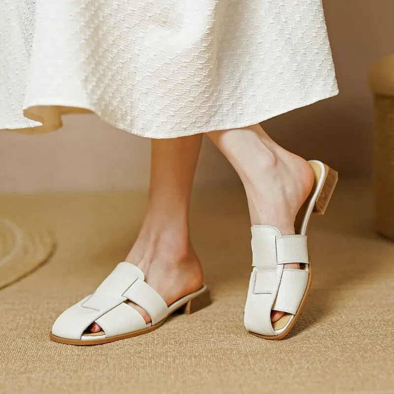 New Women Sandals Rome Style Mules Casual Slippers Spring Summer