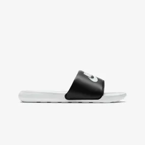 Nike | VICTORI ONE MIX SLIDE  { BLACK/WHITE