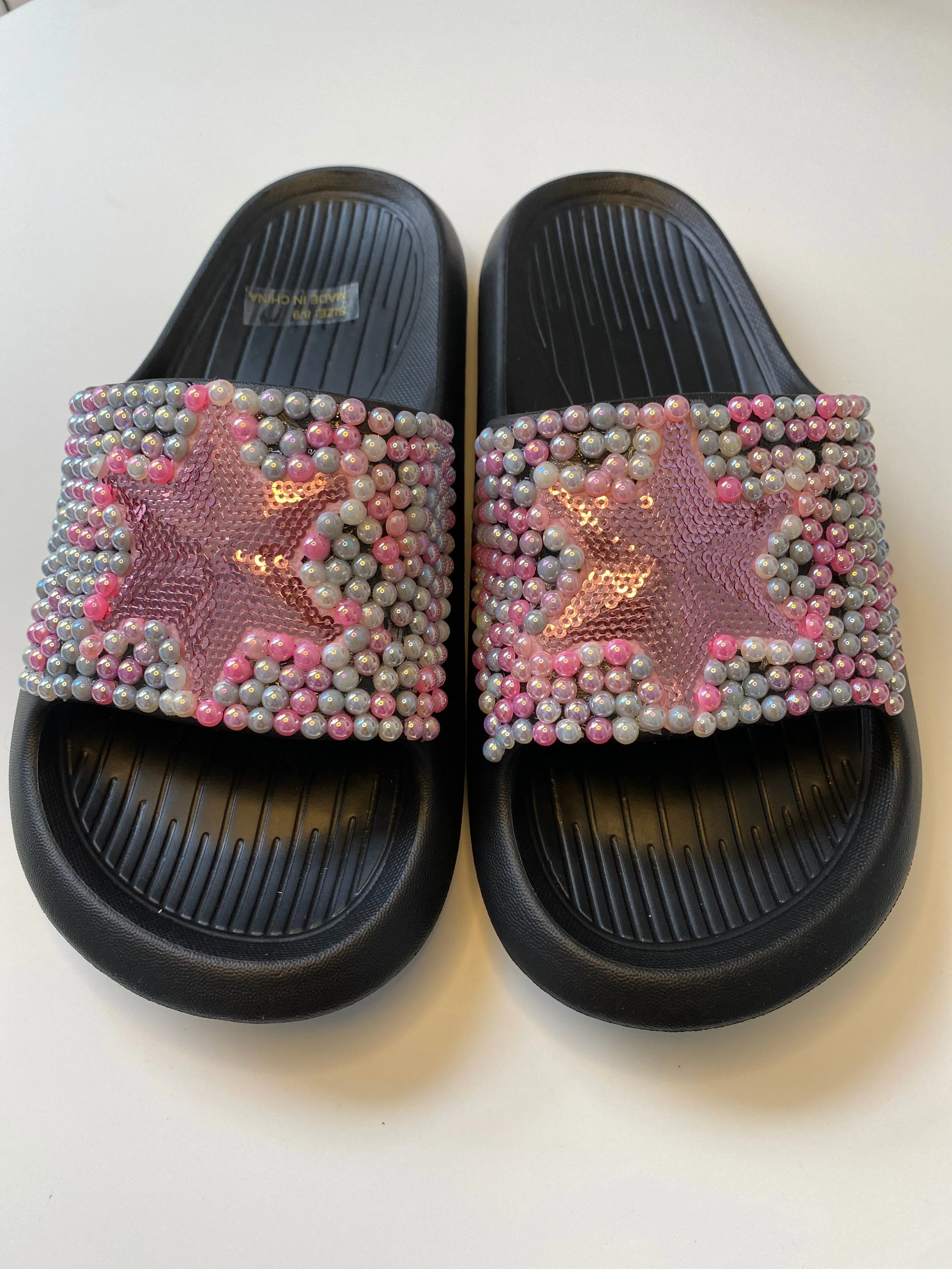 PINK KIE STAR PINK SLIDES