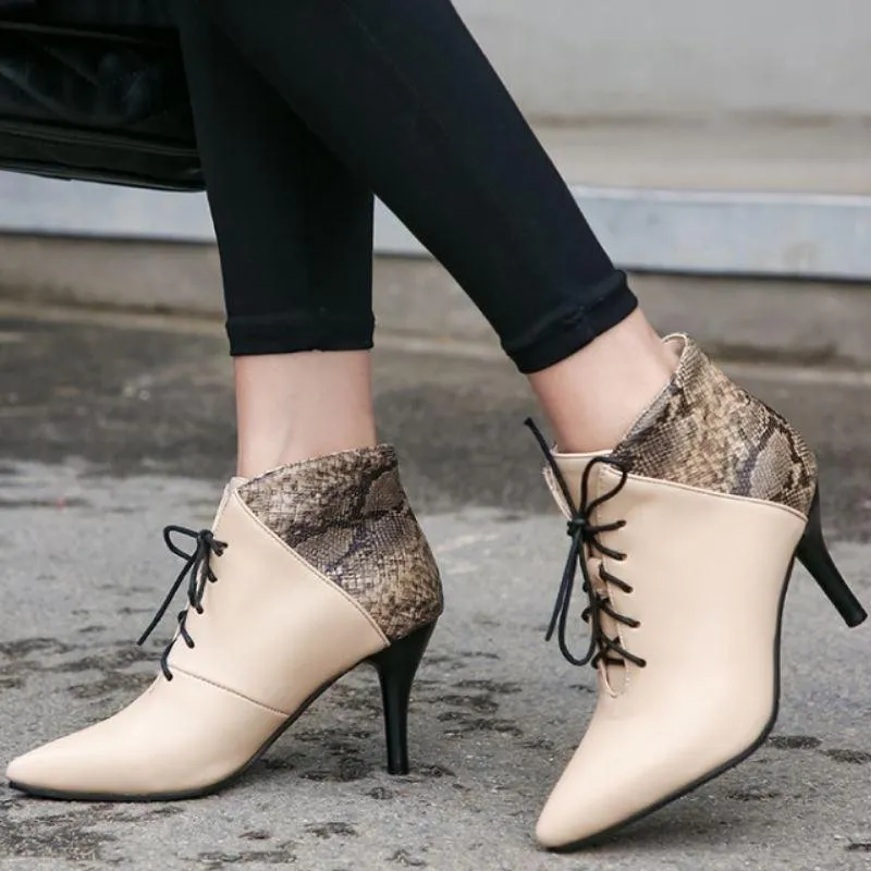 Pointed Toe Thin Heels Casual Match