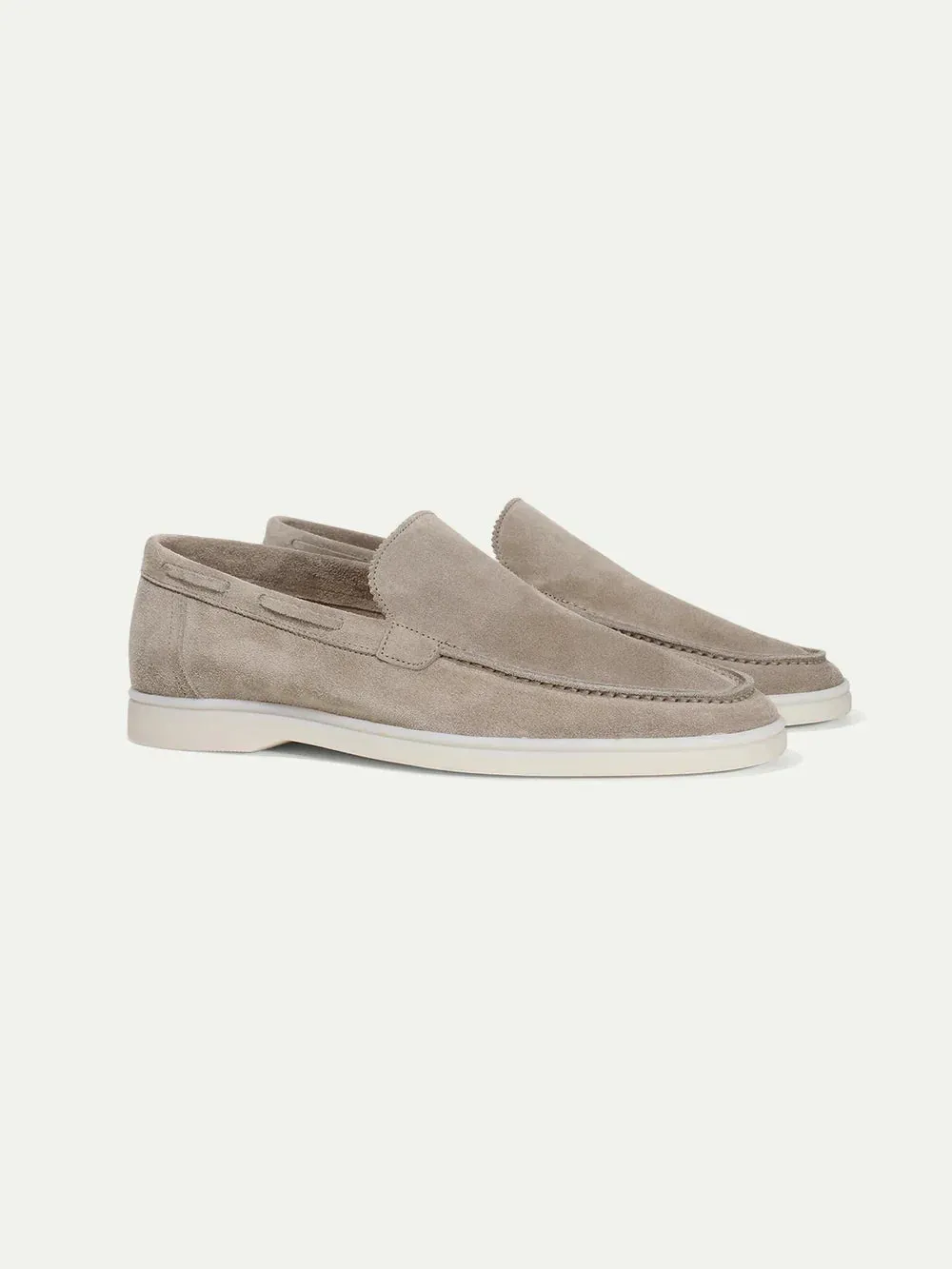 "Light Grey" - Yacht Loafers