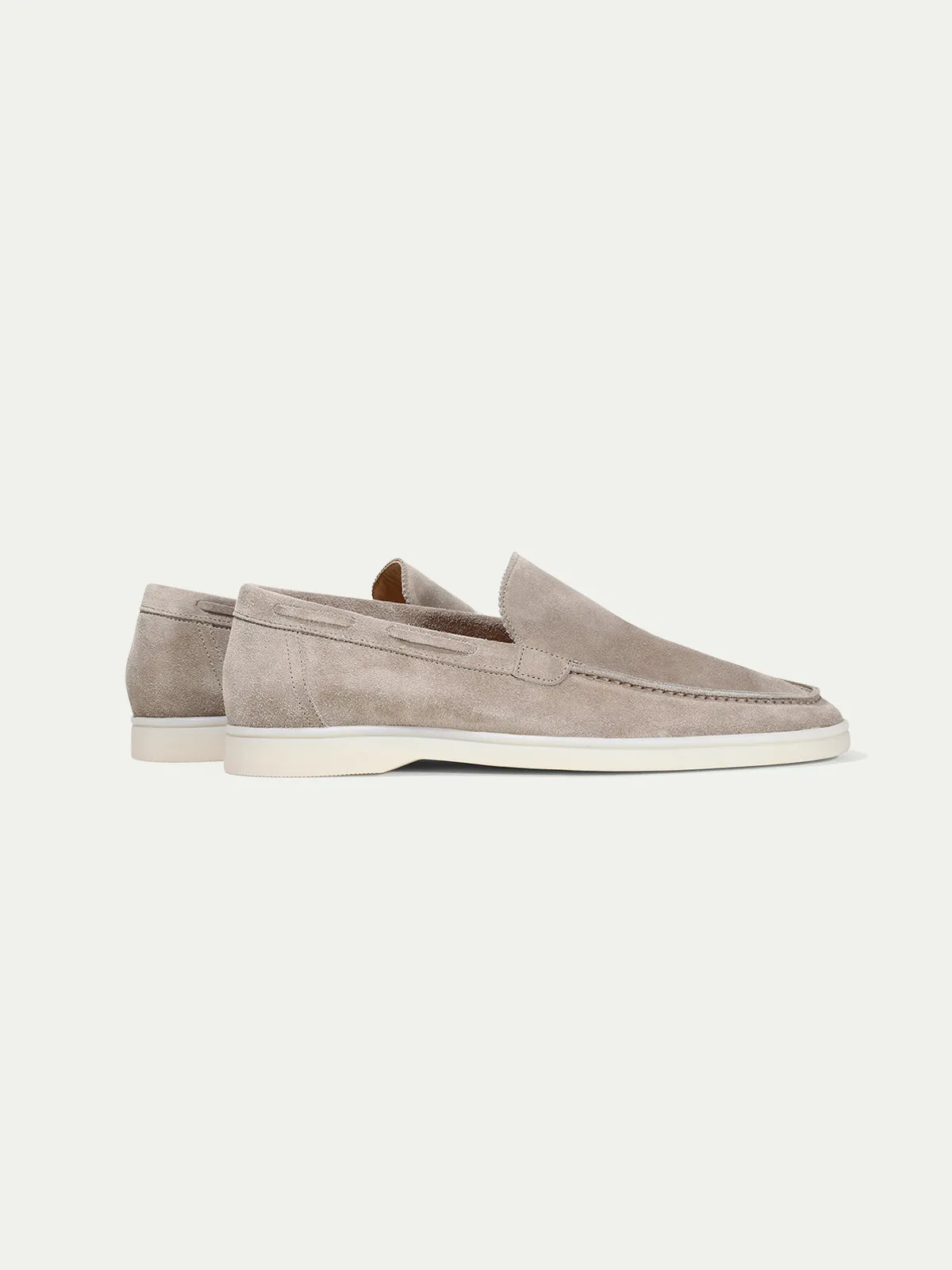 "Light Grey" - Yacht Loafers