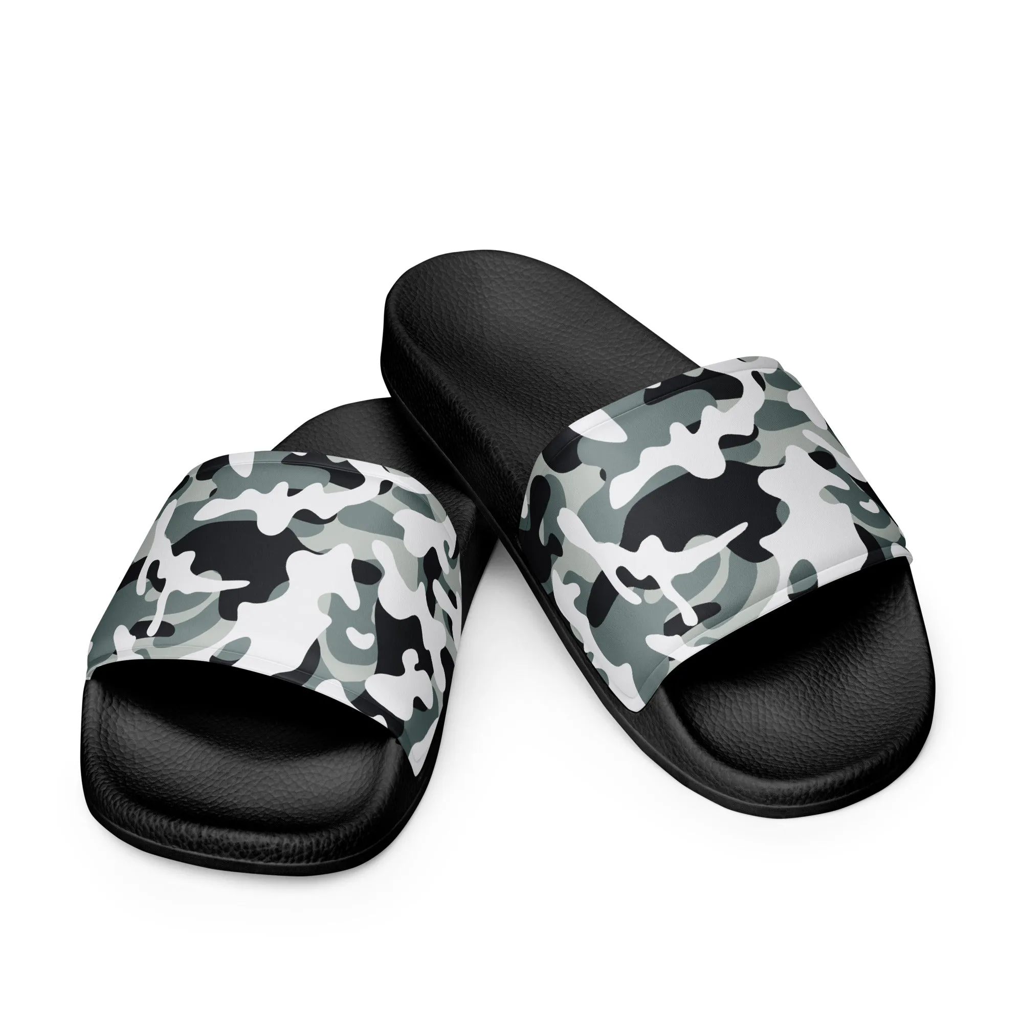 Snow Dust Camo Print Women's slides