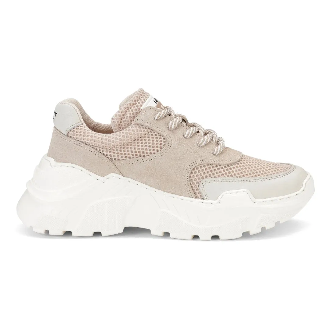 Sprint Mesh Beige Chunky Sneakers