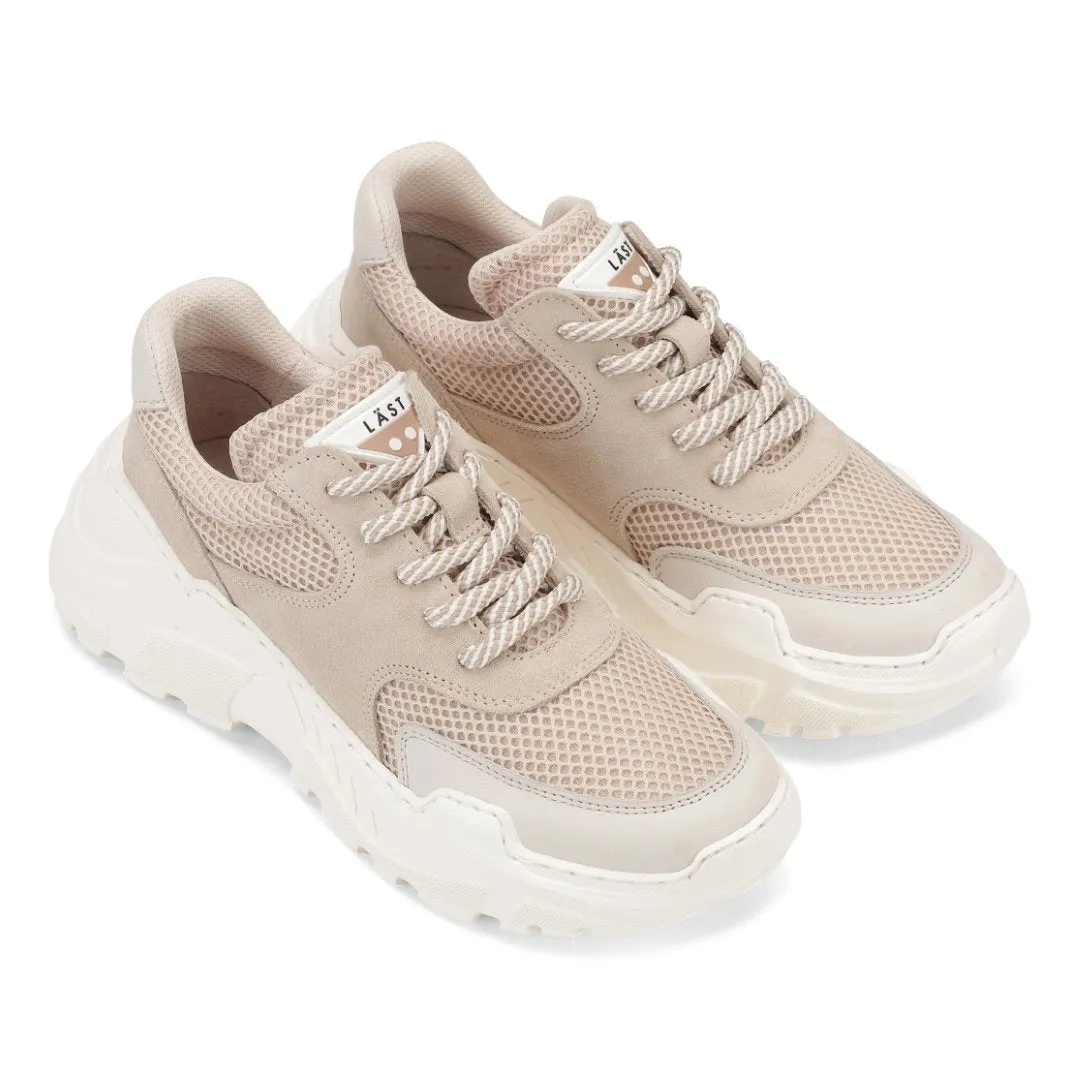 Sprint Mesh Beige Chunky Sneakers