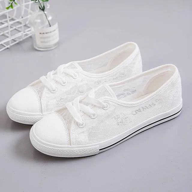 Summer Breathable Mesh Sneakers Woman Training Sports Shoes Comfortable Women Outdoor Walking Sneaker White Running Tennis Shoe