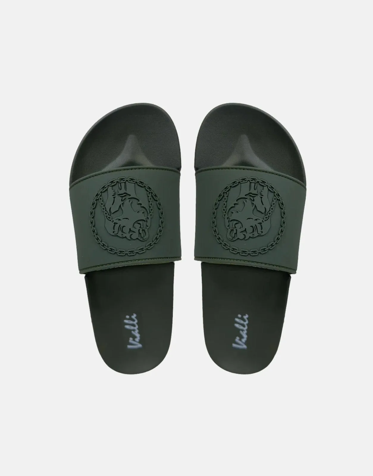 Vialli Frigo Olive Green Slides