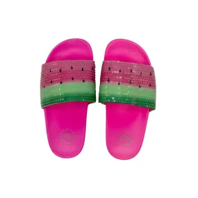 Watermelon Sequin Slides